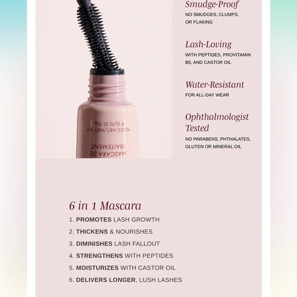 Wander Beauty Upgraded Lashes Treatment Mascara in Jet Black - Picture 2 of 6